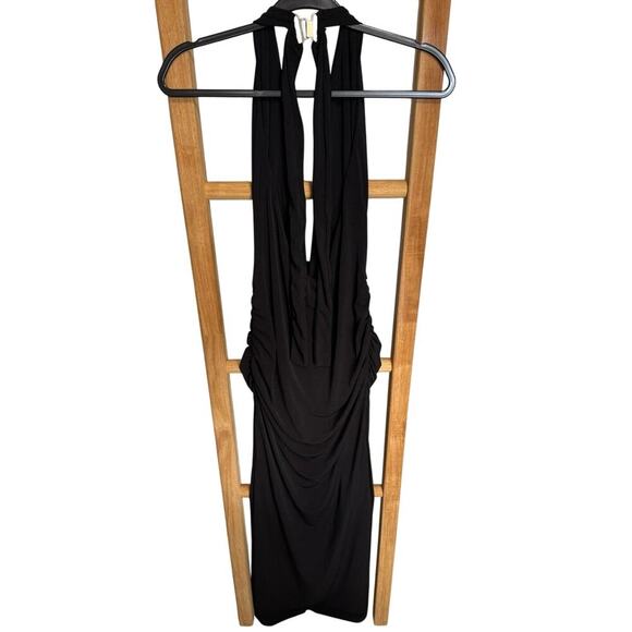 I.Am.Gia NWT Valentina Maxi Dress Halter Open Back Mermaid Skirt Black Size Smal - Picture 7 of 12